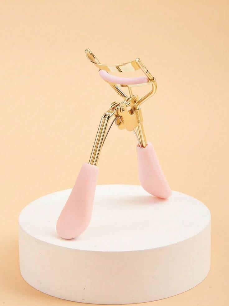 Eyelash Curler Stainless Steel Eyelash Pink And Rose Gold